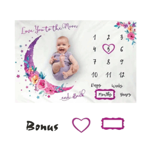 paturica aniversala milestone fetita